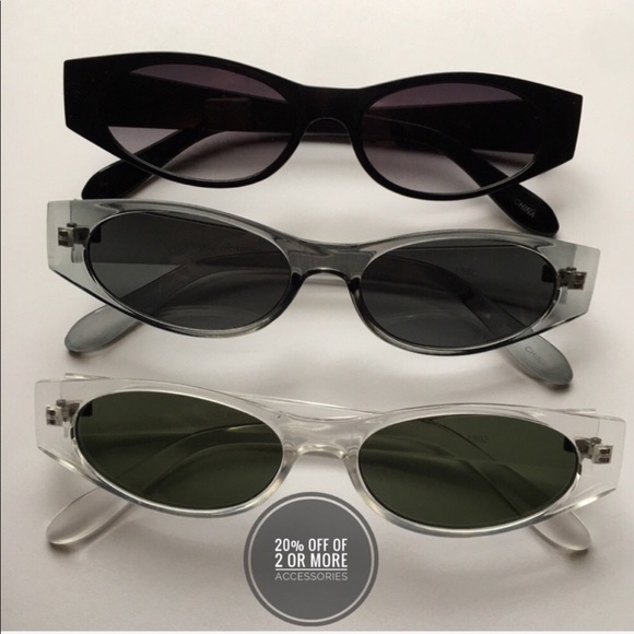 Accessories - VINTAGE SMALL SLIM SUNGLASSES NWOT